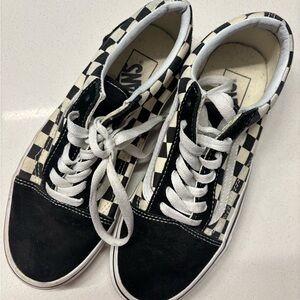 Vans Old Skool Checkerboard Skate Shoe